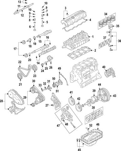 Натягувач ременя балансировочного вала MD050125 MITSUBISHI