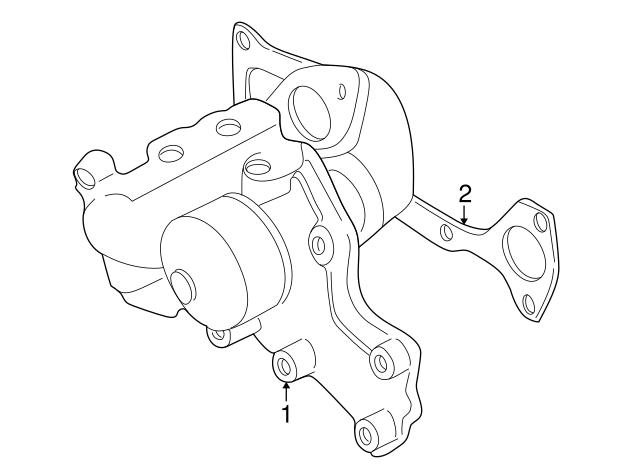 Прокладка водяної помпи MD356876 MITSUBISHI