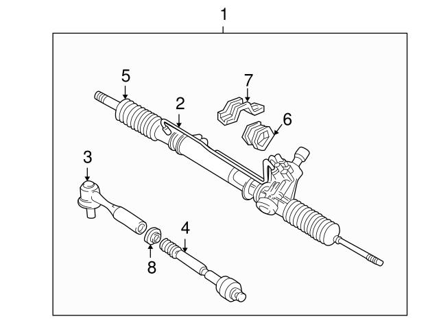 Пильник рульової рейки правий MR510272 MITSUBISHI
