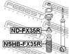 Пильник амортизатора заднього NSHBFX35R FEBEST