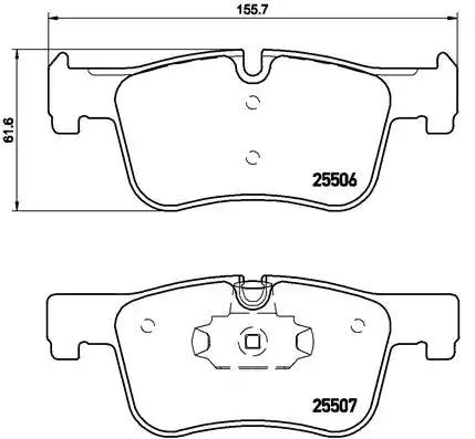 Гальмівні колодки P06070 BREMBO