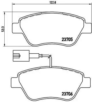 Дискові гальма P23085 BREMBO