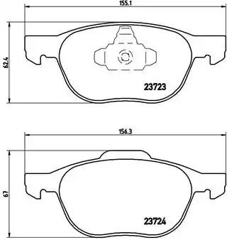 Дискові гальма P24061 BREMBO