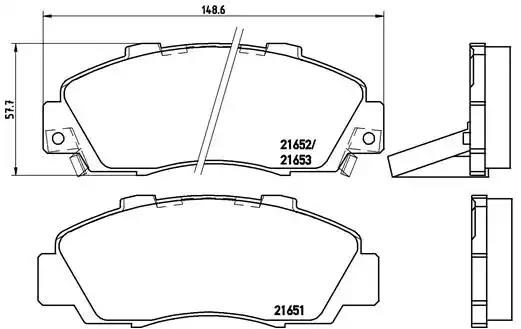 Тормозні колодки P28026 BREMBO