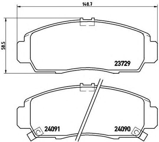 Дискові гальма P28034 BREMBO