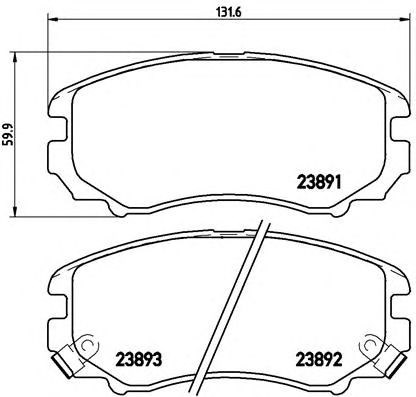 Дискові гальма P30018 BREMBO