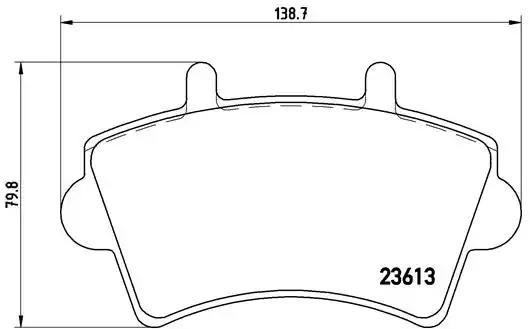 Тормозні колодки P59039 BREMBO