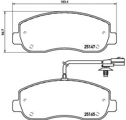 Гальмівні колодки P68062 BREMBO
