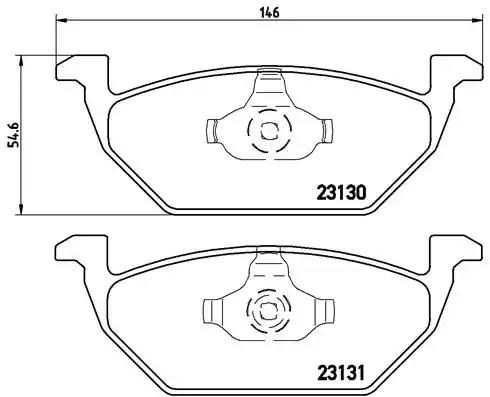 Колодки передні P85041 BREMBO