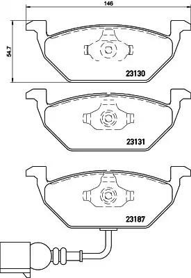 Гальмівні колодки P85072 BREMBO
