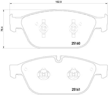 Дискові гальма P85128 BREMBO