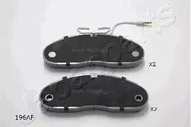 Колодки гальмівні дискові комплект PA196AF JAPANPARTS