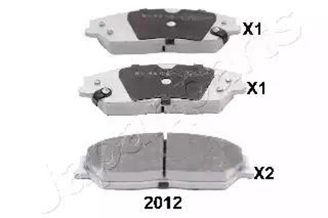Гальмівні колодки PA2012AF JAPANPARTS