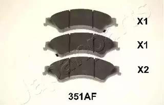 Тормозні колодки PA351AF JAPANPARTS