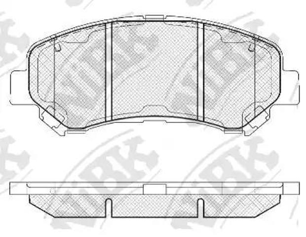 Гальмівні колодки PN2801 NIBK