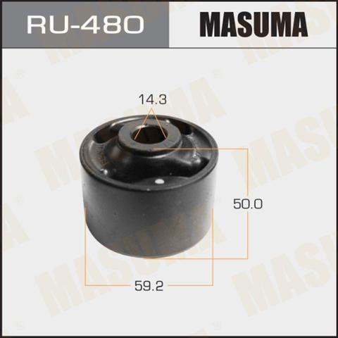 Сайлентблок заднього поздовжнього важеля, передній RU480 MASUMA