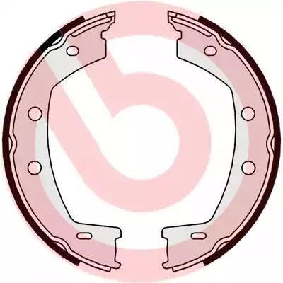 Колодки гальмові задні, барабанні S44508 BREMBO