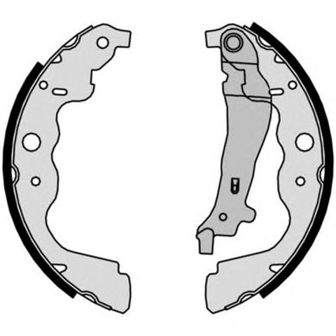 Колодки гальмівні задні, барабанні S68546 BREMBO