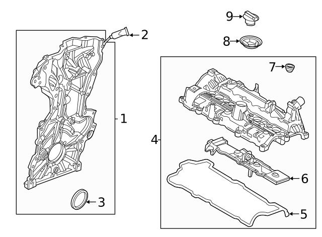 Прокладка клапанної кришки двигуна SH0110235 MAZDA