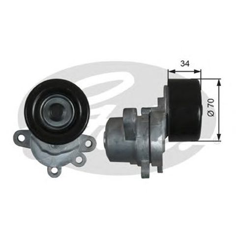 Натяжна планка поліклинового ременя T39155 GATES