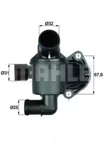 Термостат TI3587 MAHLE