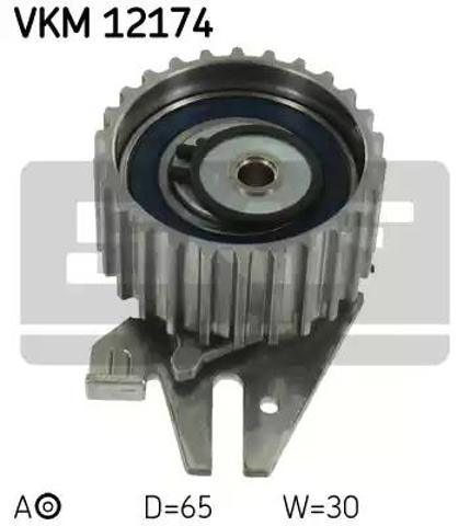 Ролик натяжителя ременя газорозподілу VKM12174 SKF