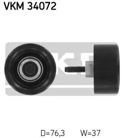 Ролик приводного ременя, паразитний VKM34072 SKF