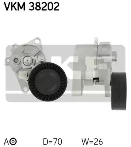 Натягувач приводного ременя VKM38202 SKF