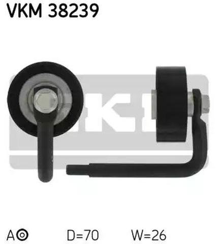 Натяжний ролик VKM38239 SKF