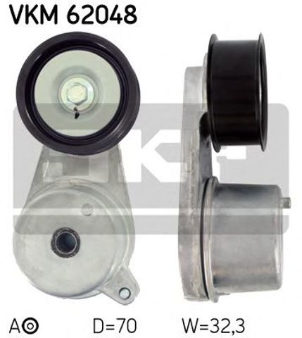 Натяжна планка поліклинового ременя VKM62048 SKF