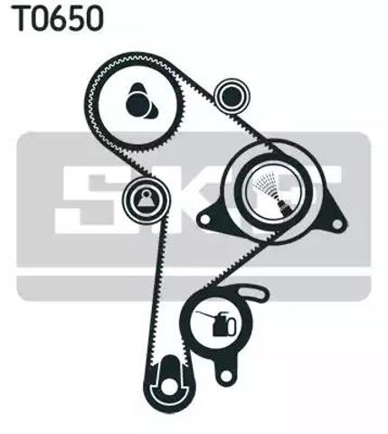 Ремни ГРМ VKMA01014 SKF