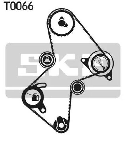 Ремінь ГРМ, комплект VKMA06111 SKF