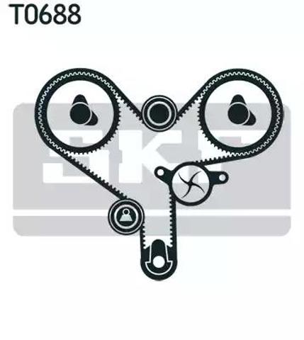 ГРМ ремень VKMC91304 SKF