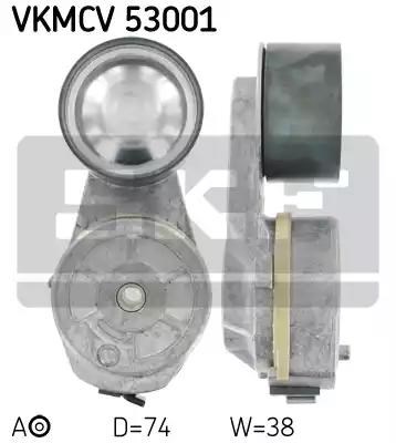 Натяжна планка поліклинового ременя VKMCV53001 SKF