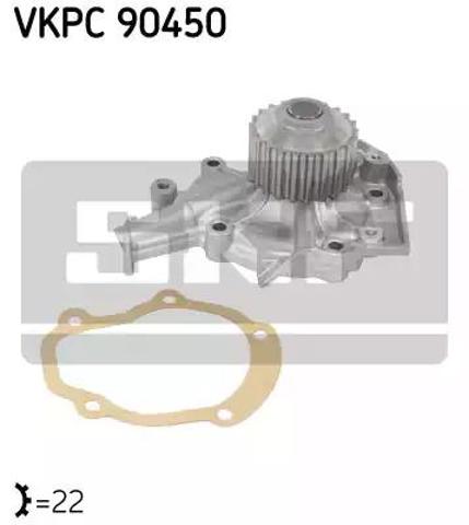 Помпа водяна, (насос) охолодження VKPC90450 SKF
