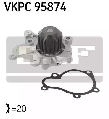Водяний насос VKPC95874 SKF