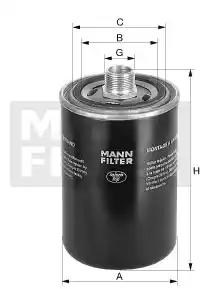 Фільтр гідравлічної системи WD9629 MANN
