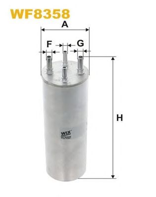 Фільтр тонкого очищення палива WF8358 WIX