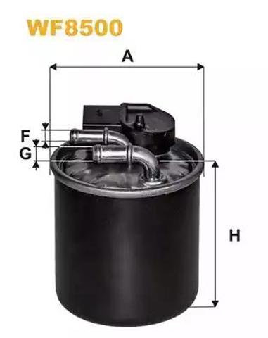 Фільтр паливний WF8500 WIX