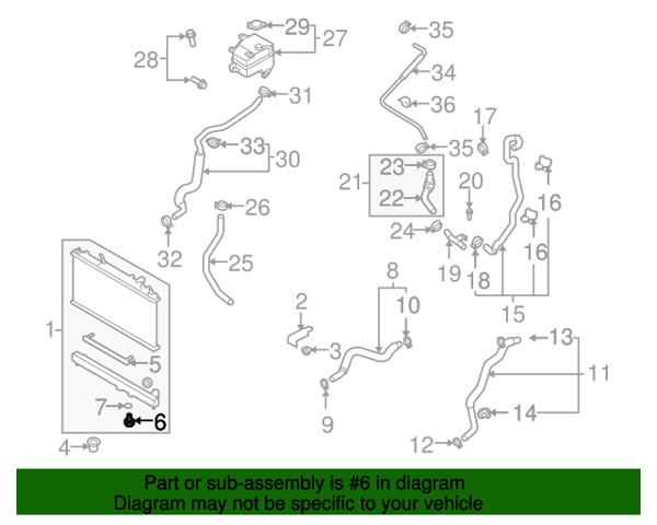 Пробка радіатора WL2115203 MAZDA