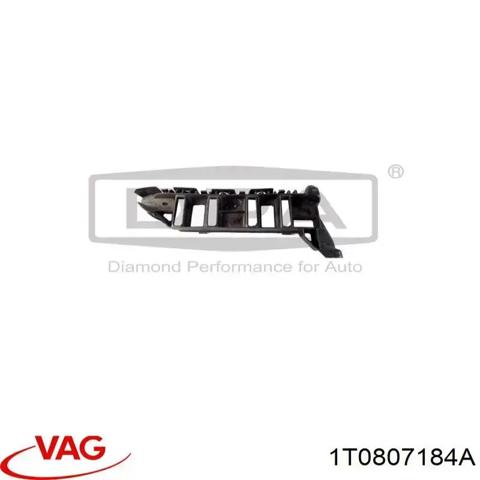 Кронштейн бампера переднього, зовнішній правий 1T0807184A VAG