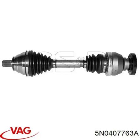 Привід лівий 5N0407763A VAG