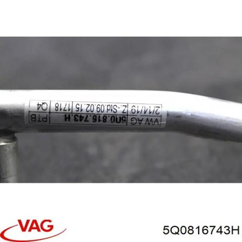 Трубопроводи 5Q0816743H VAG