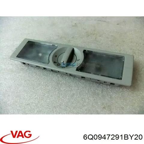Плафон освітлення салону/кабіни, задній 6Q0947291BY20 VAG