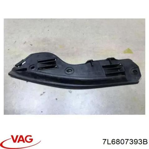 Направляюча заднього бампера, ліва 7L6807393B VAG