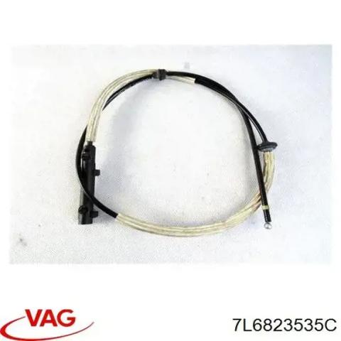 Трос відкриття капота, задній 7L6823535C VAG