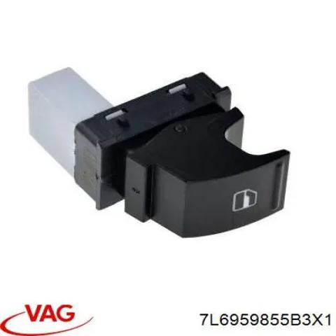 Кнопка вмикання двигуна склопідіймача передня права 7L6959855B3X1 VAG