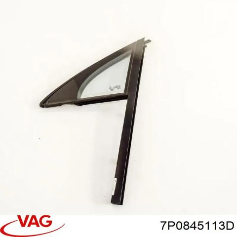 Скло-кватирка двері, передній, лівій 7P0845113D VAG