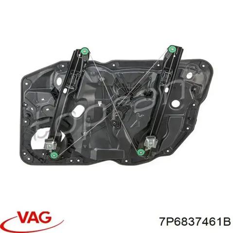 Механізм стеклопідйомника дверей передніх, лівих 7P6837461B VAG