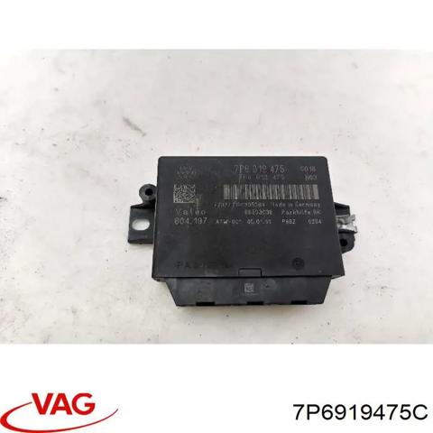 Модуль (блок ЕБУ) управління парктроніком 7P6919475C VAG